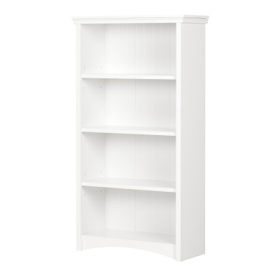 4-Shelf Bookcase Artwork 10219 (White)